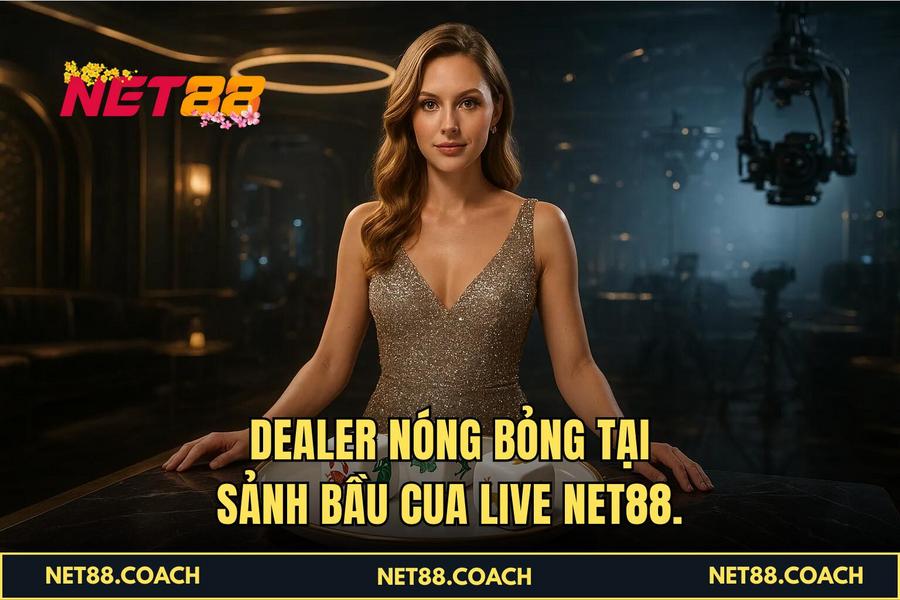 Dealer nóng bỏng tại sảnh Bầu Cua Live NET88.