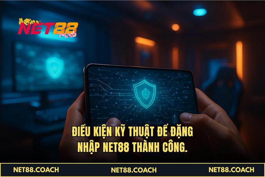 Điều kiện kỹ thuật để Đặng Nhập NET88 thành công.