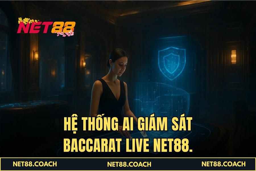 Hệ thống AI giám sát baccarat live NET88.