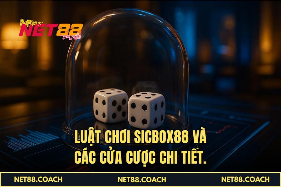 Luật chơi SicboX88 và các cửa cược chi tiết.